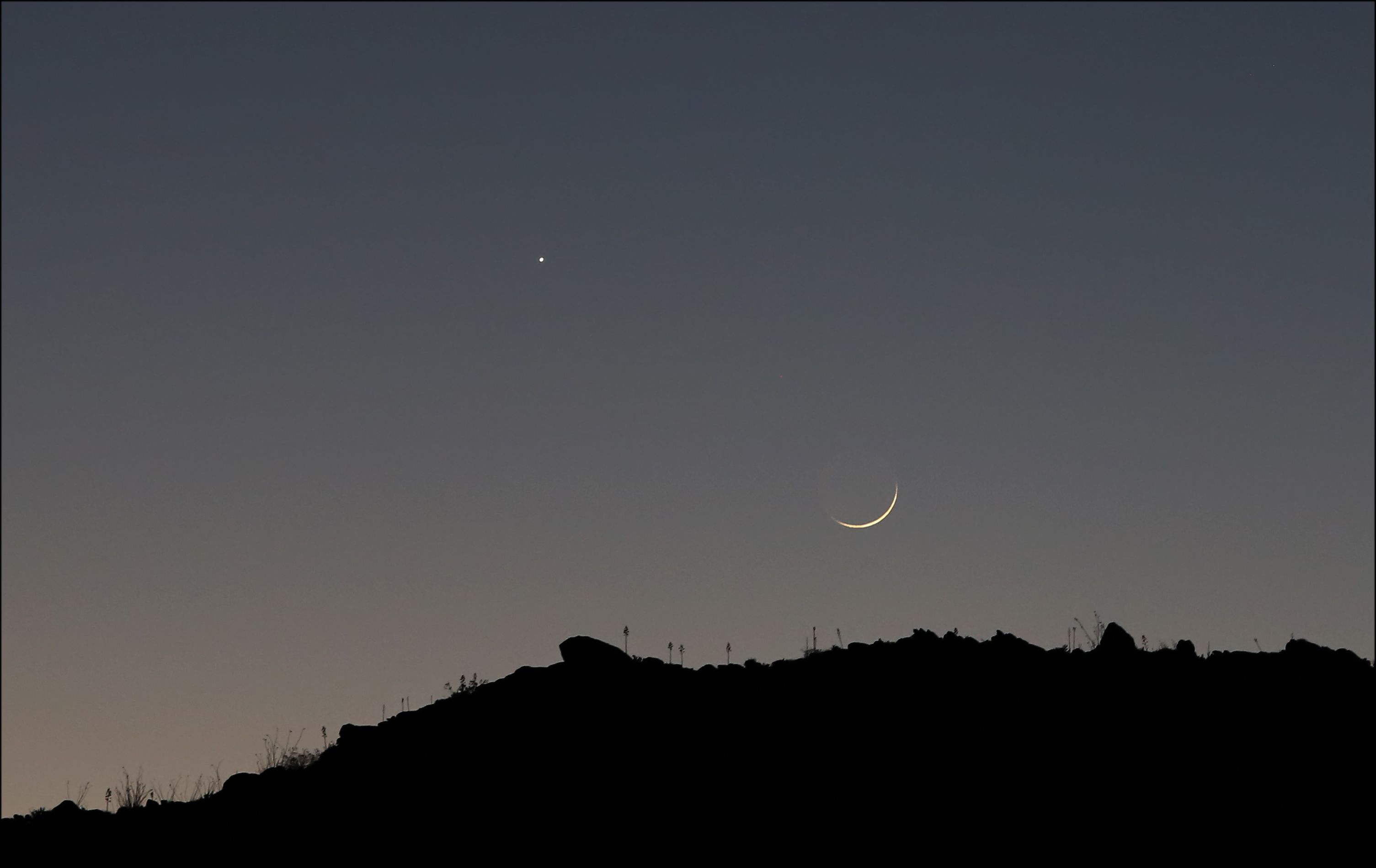 Venus and Moon